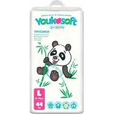 Трусики-подгузники Youkosoft Ультратонкие премиум 9-14 L (44 шт)
