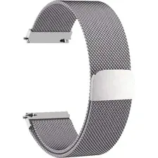 Браслет Rumi Milanese loop металлический 24 мм (серебристый)