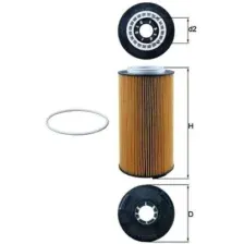 Фильтр масляный KNECHT/MAHLE OX1097D