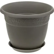 Вазон Idea Рябина М3059 (французcкий серый)
