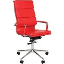 Офисное кресло CHAIRMAN 750 (экокожа, красный)