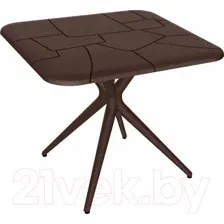 Обеденный стол Sheffilton SHT-TU30/TT30 83x83 (коричневый)