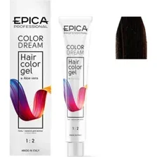 Гель-краска для волос Epica Professional, Colordream, 5.77, светлый шатен шоколадный интенсивный, 100 мл