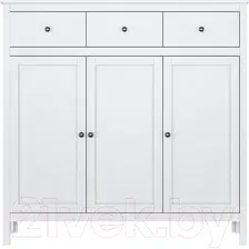Комод Black Red White Helga KOM3D3S (белый)