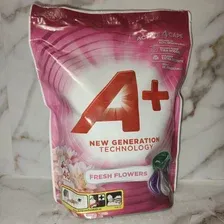 Капсулы универсальные для стирки A+ Fresh Flowers/Свежие цветы 46 штук