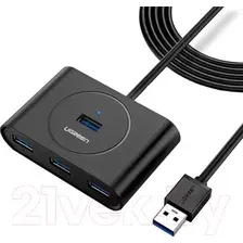 USB-хаб Ugreen CR113 / 20290 (черный)