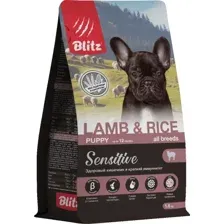 Сухой корм для собак Blitz Puppy Lamb &amp; Rice 1.8 кг