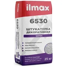 Защитно-отделочная штукатурка под окраску НВ ПМ цементная 1 СС 1,0 «ilmax 6530», 25кг
