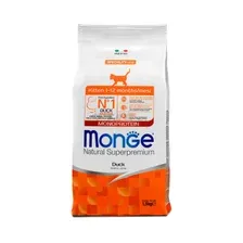 Сухой корм для котят MONGE Speciality Monoprotein Kitten утка 1,5 кг (70011099)