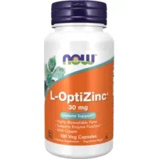 Цинк с Медью "L-Optizinc, Now Foods" 100 капсул