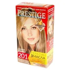 Стойкая крем-краска для волос vip's PRESTIGE 201 - светлый блондин