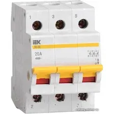Выключатель нагрузки IEK ВН-32 3Р 20А MNV10-3-020