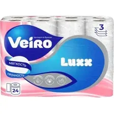 Туалетная бумага Veiro Luxoria 3-х слойная (24рул)