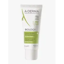 A-DERMA BIOLOGY Лёгкий увлажняющий дерматологический крем для хрупкой кожи 40 мл