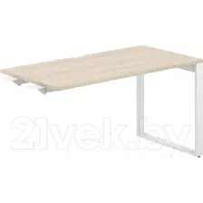 Стол модульный Norden 140x70x75 / AG.115.AR.V.72.WH (белый/акация равелло)