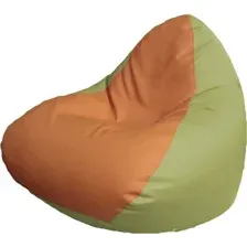 Кресло-мешок Flagman Relax Р2.3-95 (оранжевый/оливковый)