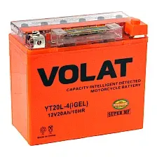 Мотоаккумулятор VOLAT YT20L-4 iGEL R (20 А/ч)