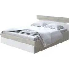 Кровать PROxSON Milton с ПМ 180x190 (ясень шимо светлый/белый)