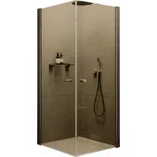 Душевой уголок MaybahGlass MGY-1297-2 (бронзовое стекло/бронзовый)