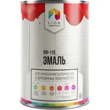 Эмаль LIDA ПФ-115 1 л (темно-серый)