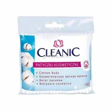 Палочки ватные CLEANIC, 100 шт