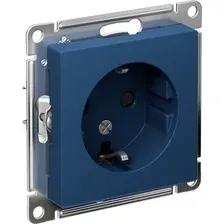 Розетка Systeme Electric AtlasDesign ATN001145 (аквамарин)