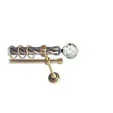 Карниз для штор Lm Decor Кристалл 130 2р витой 25/16мм (антик, 3м)