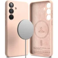 Чехол Ringke SILICONE MAGNETIC для Galaxy S25 Ultra PINK SAND