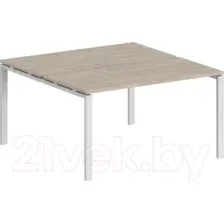 Комплект письменных столов Norden 140x143.8x75 / SG.245.OL.63.WH (белый/дуб светлый)