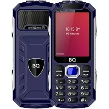 Кнопочный телефон BQ BQ-2817 Tank Quattro Power (синий)