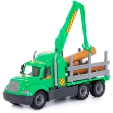 Автомобиль с краном Полесье Майк автомобиль-лесовоз 55651