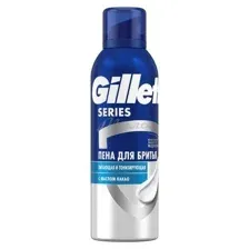 Пена для бритья GILLETTE Series питающая и тонизирующая, 200 мл
