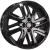 Литой диск Khomen KHW1609 Rio II/Solaris II 16x6" 4x100мм DIA 54.1мм ET 46мм (Black)