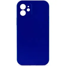Чехол-накладка Case Coated для iPhone 12 (синий)