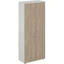 Шкаф распашной Norden 80х40х195.5 HDF SG.821.SH.OD (серый бархат/дуб темный)
