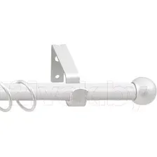 Карниз для штор Legrand Шар раздвижной, 58 073 117, белый, 2.1 м