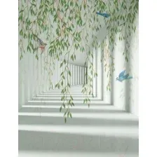Фотообои листовые Citydecor Flower Tunnel 3D 3 (200x260)
