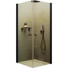 Душевой уголок MaybahGlass MGY-1292-6 (бесцветное стекло/черный)