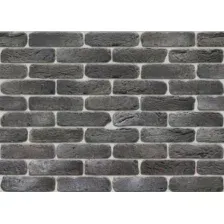 Декоративный камень гипсовый Stone Mill Кирпич Лофтбрик ПГД-1-Л 1109 (антрацит)