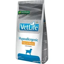 Сухой корм для собак Farmina Vet Life Hypoallergenic Fish&Potato Dog (диетический с рыбой и картофелем) 2 кг