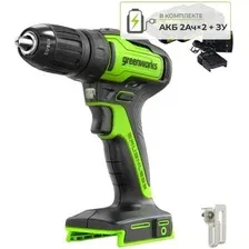Дрель-шуруповерт Greenworks GD24DD35 3704007CUC