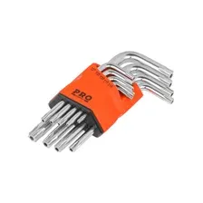 Набор ключей Torx T10H-T50H 9 предметов коротких PRO STARTUL 