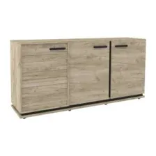 Тумба МЦН Oslo 5 (Дуб Серый Craft - Черный)
