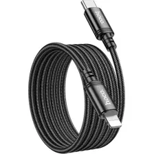 Кабель Hoco X89 USB Type-C - Lightning (2 м, черный)
