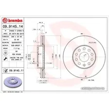 Тормозной диск Brembo 09914511