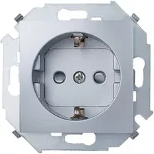 Розетка Simon 1591432-033 (алюминий)
