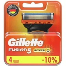 Сменные кассеты для бритья Gillette Fusion5 Power (4 шт) 7702018877591