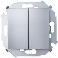 Выключатель Simon 1591397-033 (алюминий)