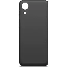 Чехол-накладка BoraSCO Silicone Case для Samsung Galaxy A03 Core / 40944 (черный матовый)