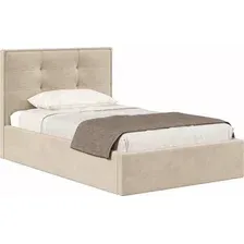 Кровать Хочу Домой Римини 120x200 (бежевый велюр 729)